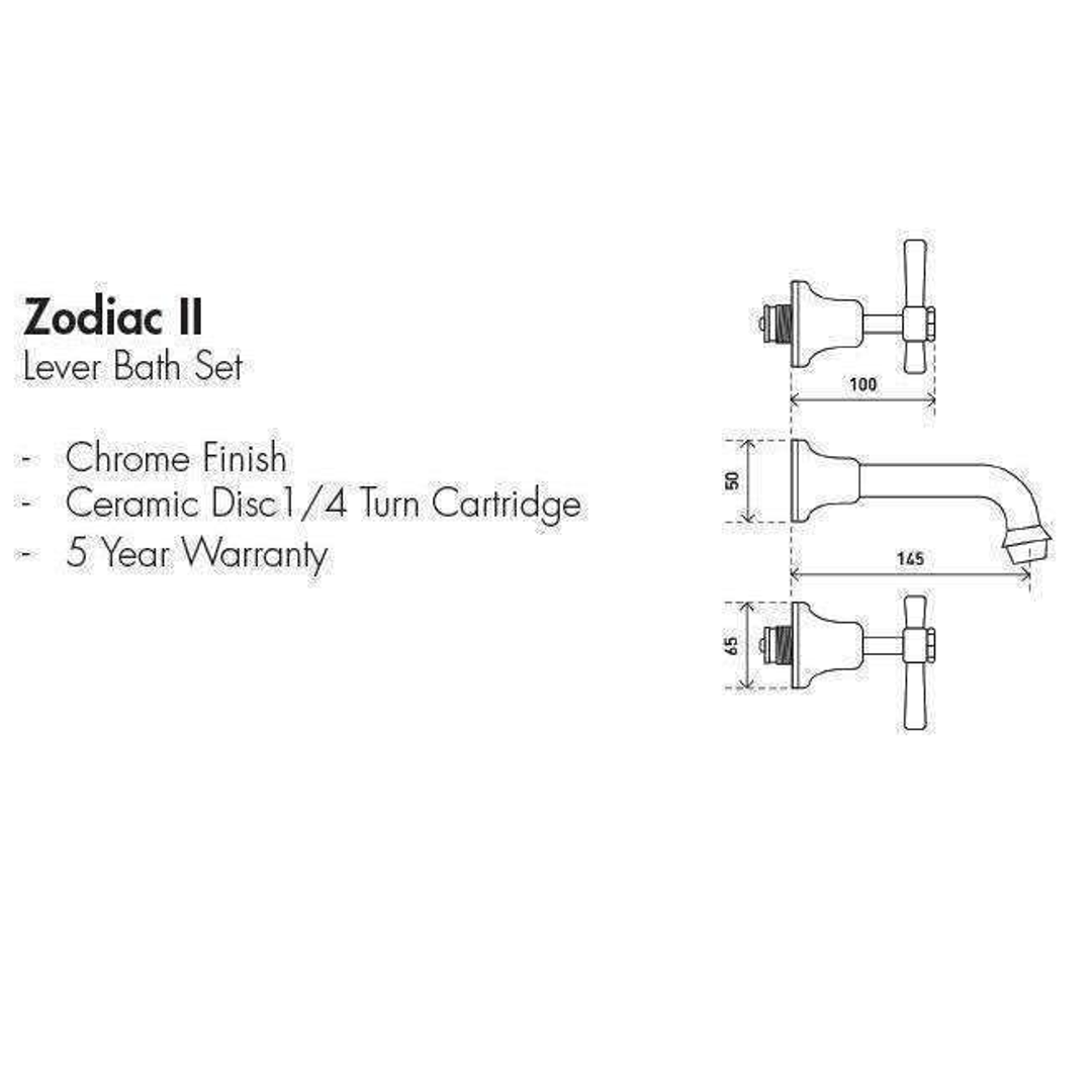 Aspire Zodiac Ii- Chrome Lever Bath Set