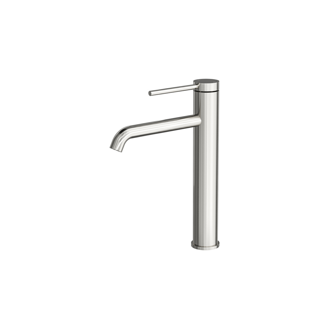 Aspire Air Pin Lever Tall Basin Mixer Brushed Nickel
