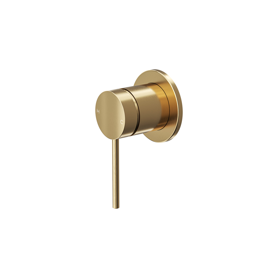 Aspire Air Shower/Bath Mixer Brushed Brass