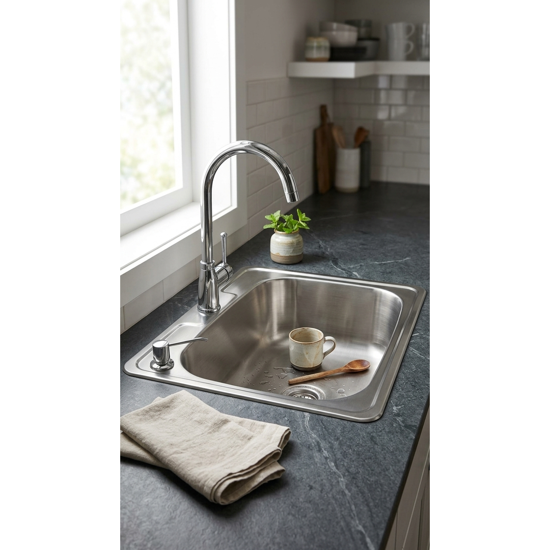 Aspire La Rosa 45 Litre Inset Laundry Tub