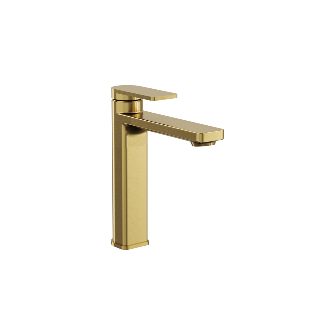 Aspire Nuovo Mid Basin Mixer Brushed Brass