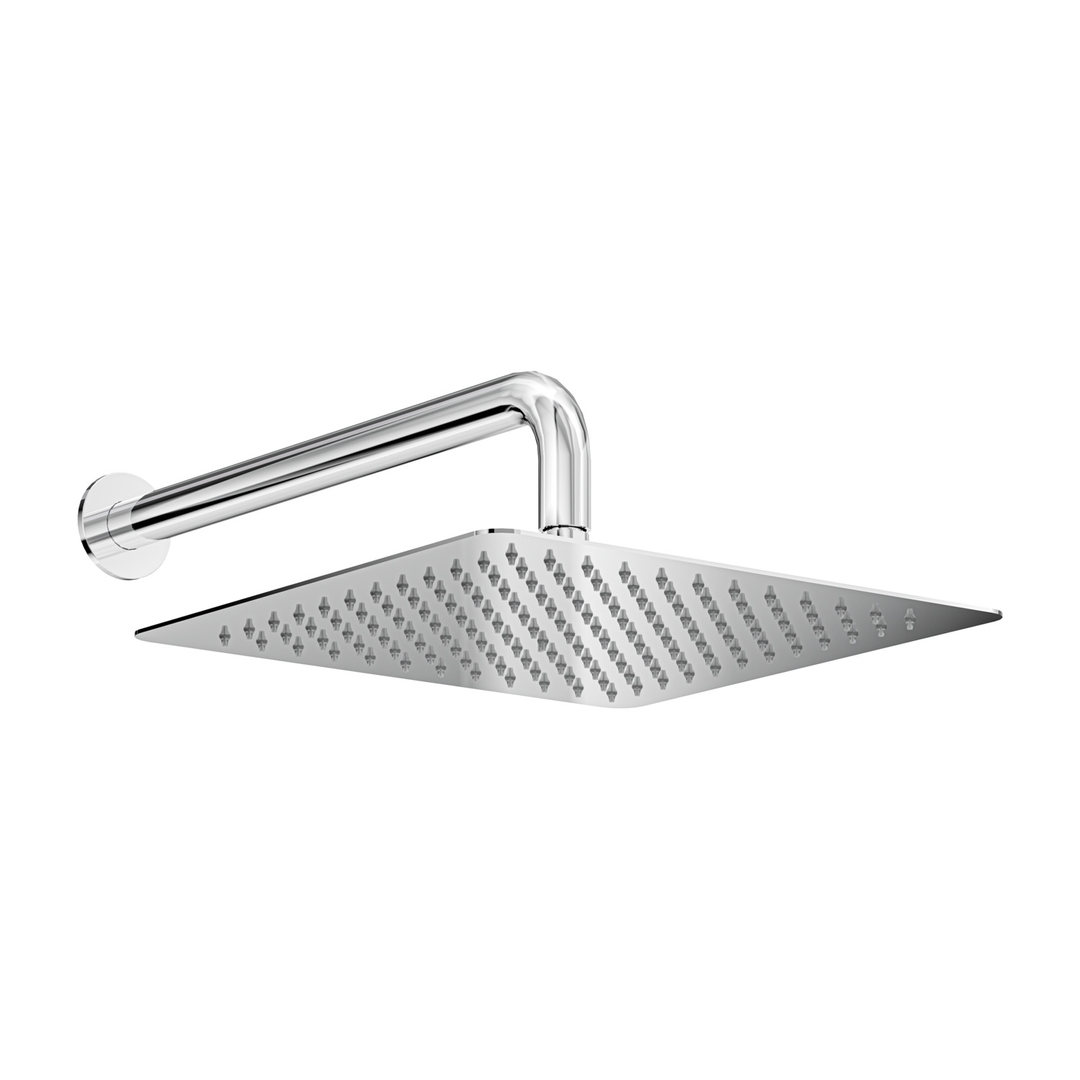 Aspire Nuovo Overhead Shower With Arm (300mm Head 400mm Arm) Chrome