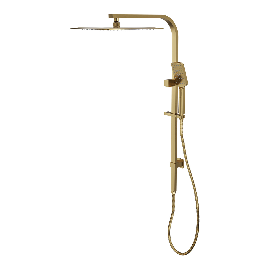 Aspire Nuovo Shower Twinner 300mm Head Brushed Brass