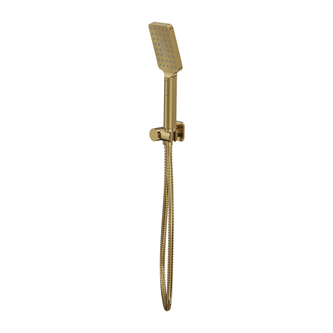 Aspire Nuovo Wob (Swivel Wall Bracket And Hand Shower) Brushed Brass