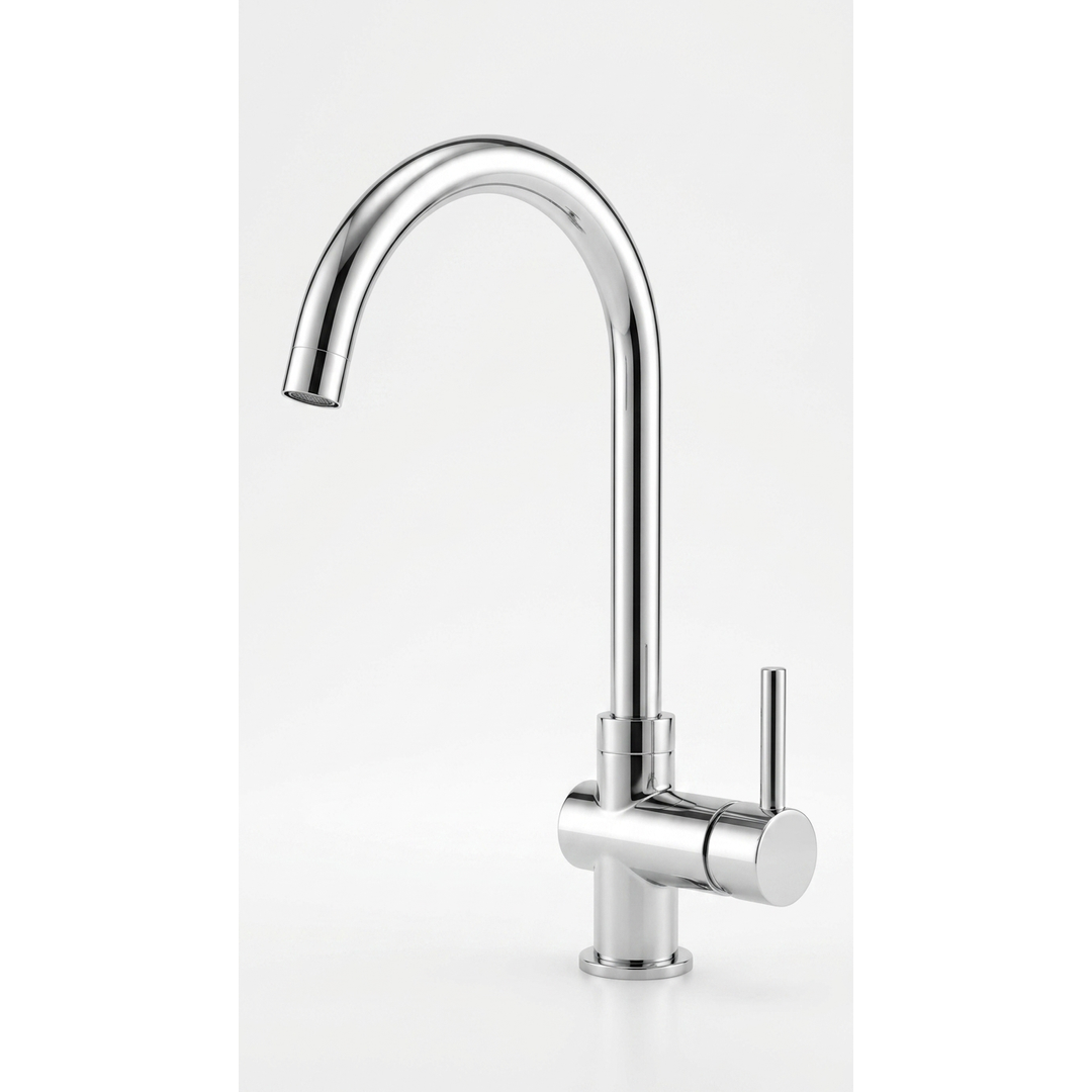 Aspire Spring Pin Lever Gooseneck Sink Mixer