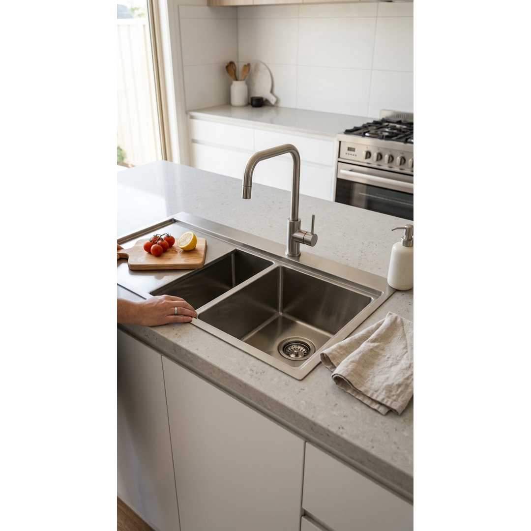 Aspire Urban 1 1/2 Lh Bowl 1080 X 520 S/Steel Sink