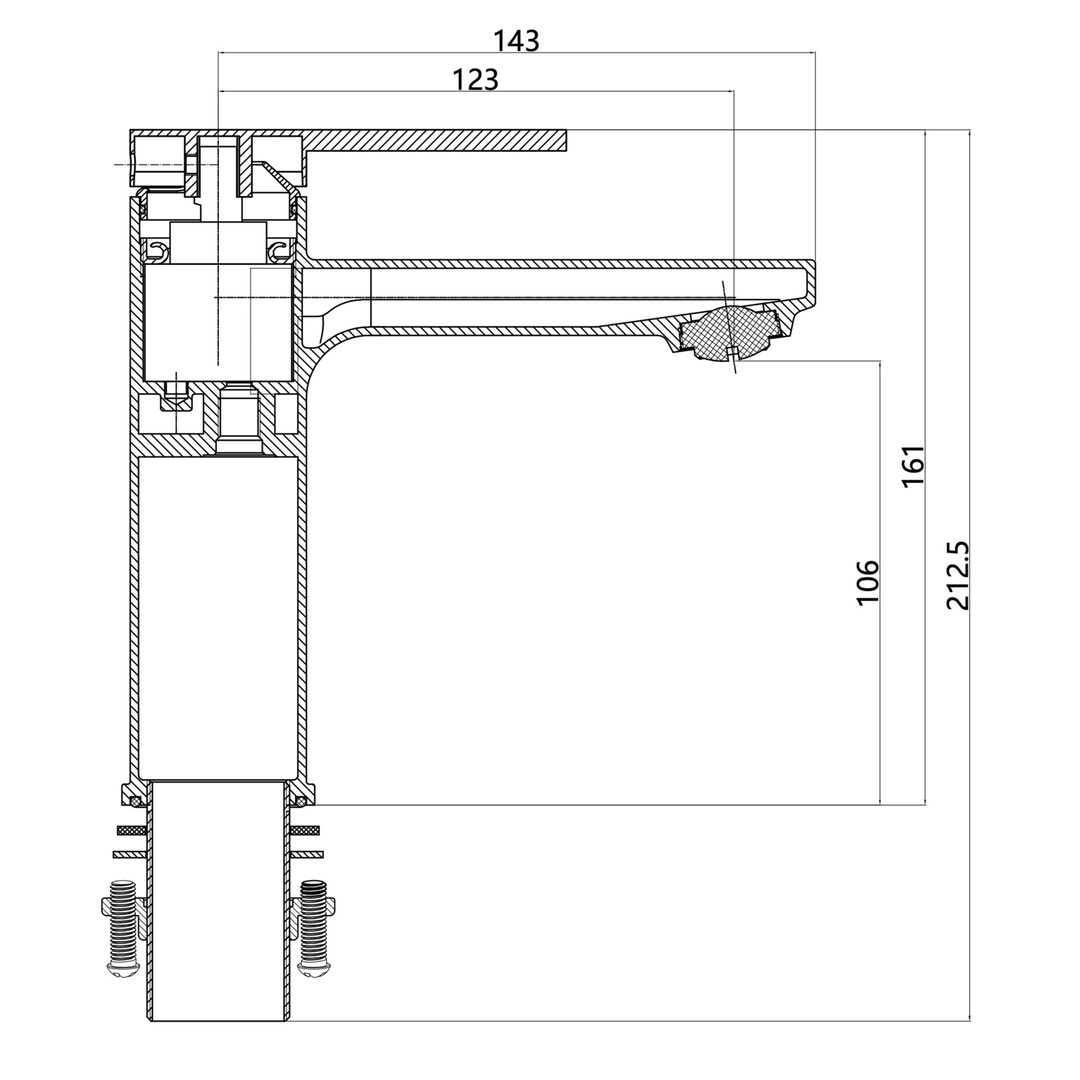 Aspire Nuovo Basin Mixer Chrome