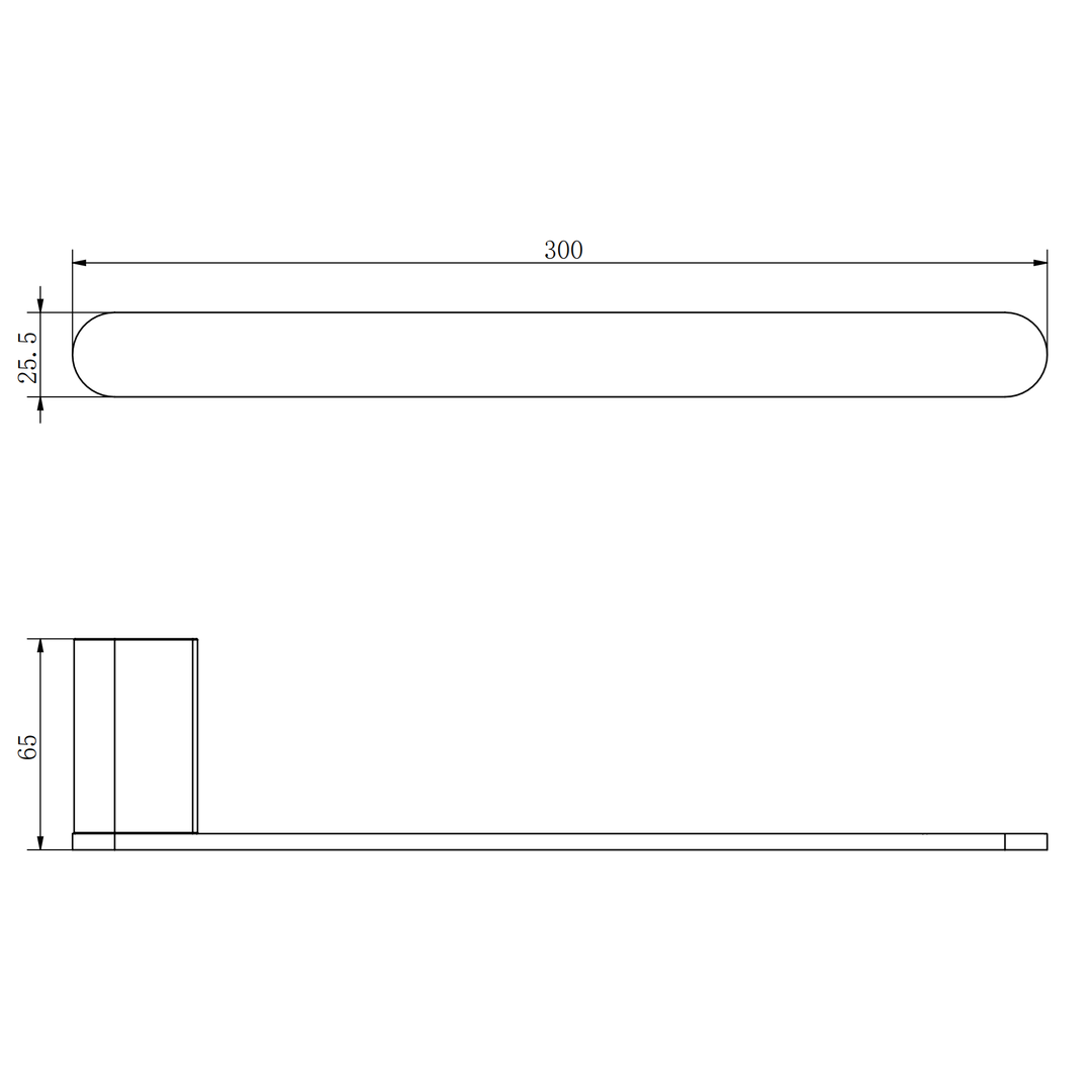 Aspire Nuovoair 300Mm Hand Towel Holder (Matches Aspire Air And Nuovo) Chrome