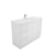 Aspire Unity II 1200 Vanity 1 Tap Hole Floor C/W Sq Ceramic Top White