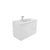 Aspire Unity II 900 Wall Hung Vanity 1 Tap Hole C/Q Sq Ceramic Top White - Burdens Plumbing