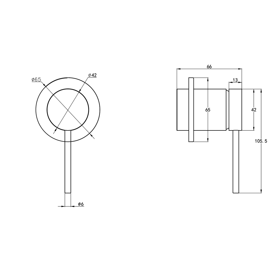 Aspire Air Shower/Bath Mixer Brushed Brass