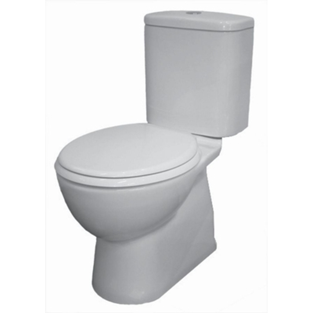 ASPIRE ZODIAC II CLOSE COUPLED TOILET SUITE S TRAP S/CLOSE