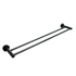 Aspire Within 600Mm Double Towel Rail Matte Black