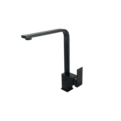 Aspire Midnight Sink Mixer Swivel Matte Black