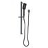 Aspire Midnight Rail Shower Square Matte Black