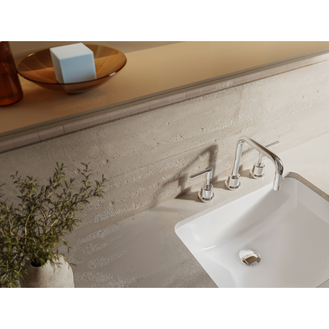 Aspire Air Lever Handle 3 Piece Basin Set Chrome