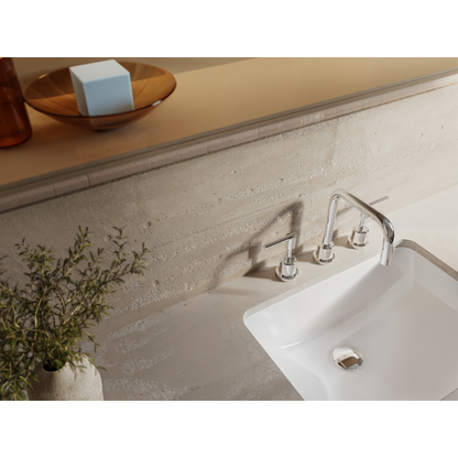 Aspire Air Lever Handle 3 Piece Basin Set Chrome