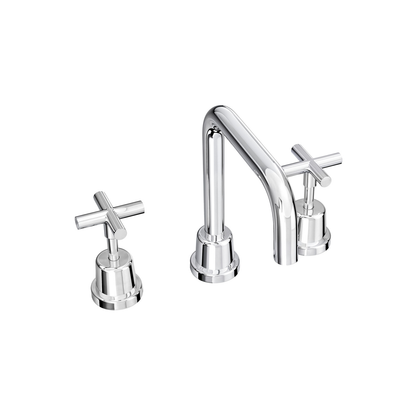 Aspire Air Cross Handle 3 Piece Basin Set Chrome