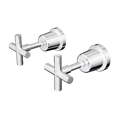 Aspire Air Cross Handle Wall Top Assemblies Chrome