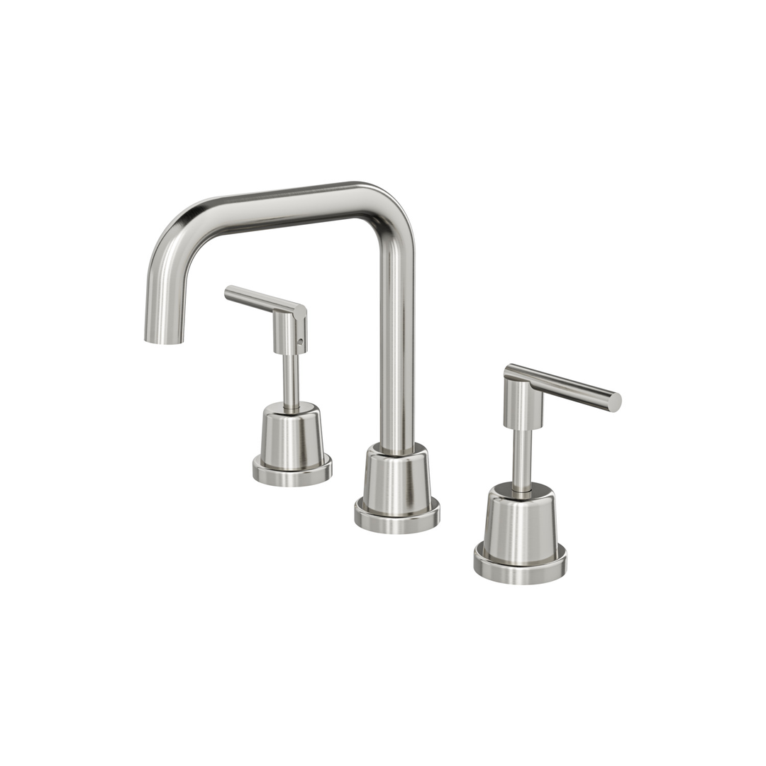 Aspire Air Lever Handle 3 Piece Basin Set Brushed Nickel