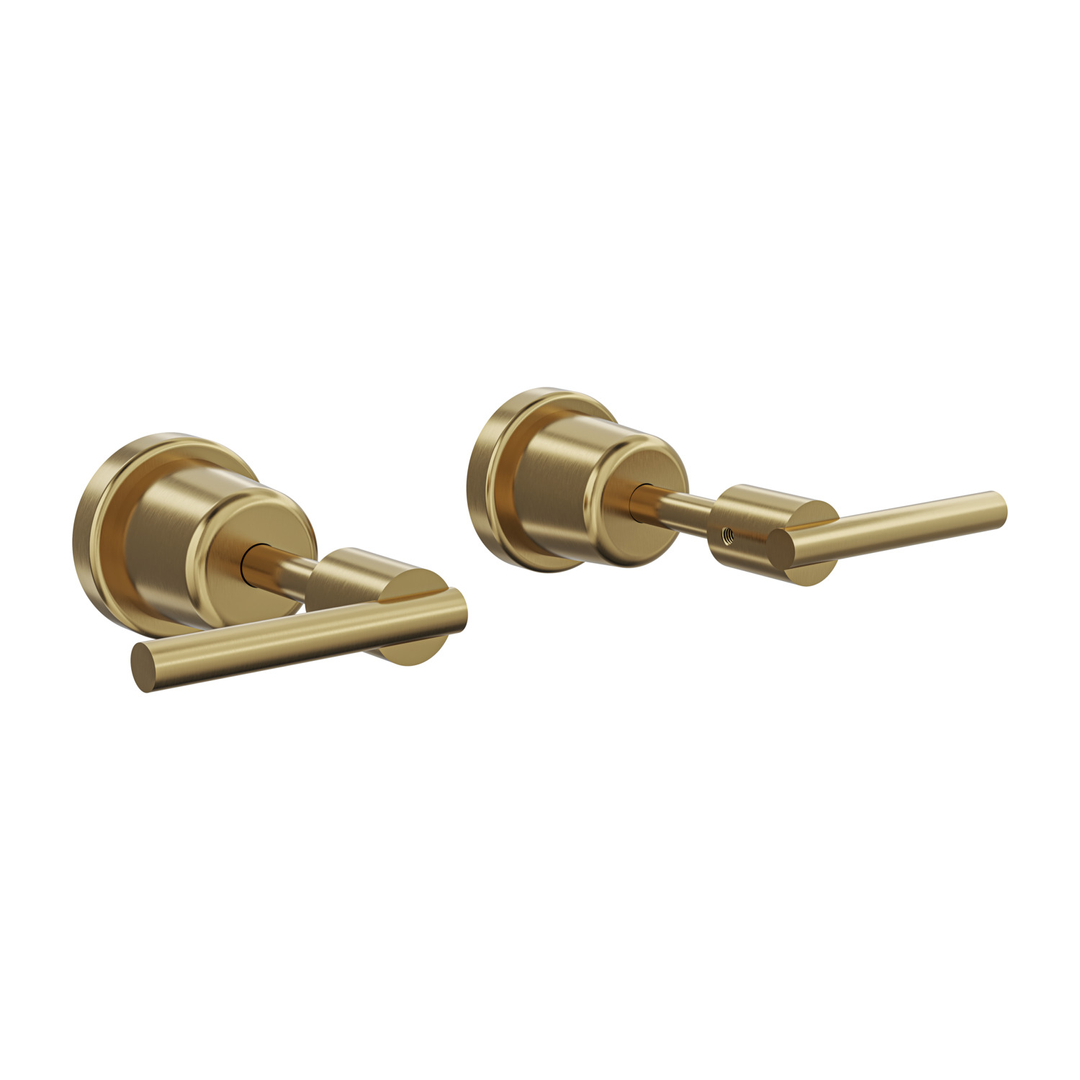Aspire Air Lever Handle Wall Top Assemblies Brushed Brass