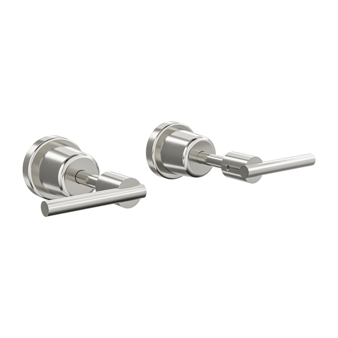 Aspire Air Lever Handle Wall Top Assemblies Brushed Nickel