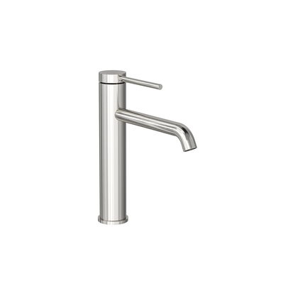 Aspire Air Pin Lever Mid Basin Mixer Brushed Nickel