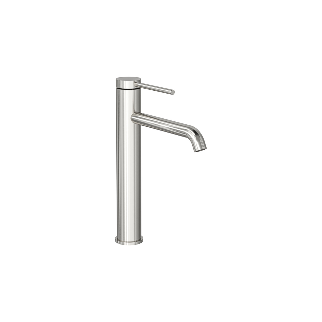 Aspire Air Pin Lever Tall Basin Mixer Brushed Nickel