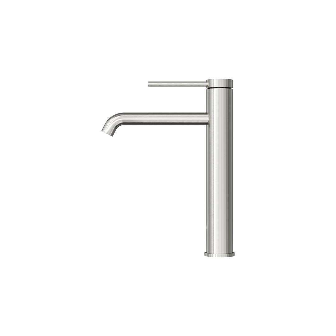 Aspire Air Pin Lever Tall Basin Mixer Brushed Nickel