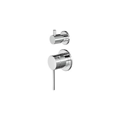 Aspire Air Shower/Bath Mixer Diverter (Separate Plate) Chrome