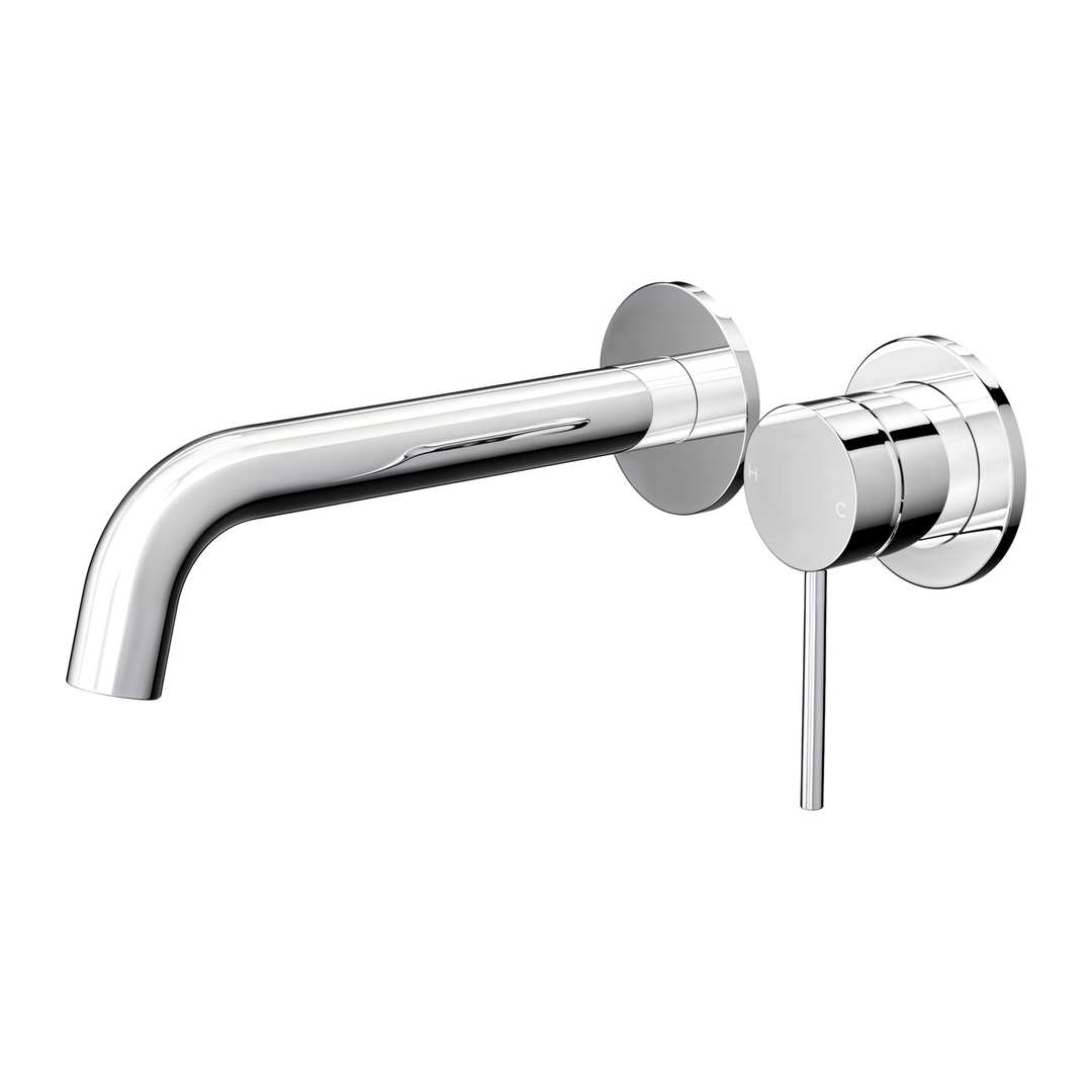 Aspire Air Wall Basin/Bath Mixer Separate Plates Chrome