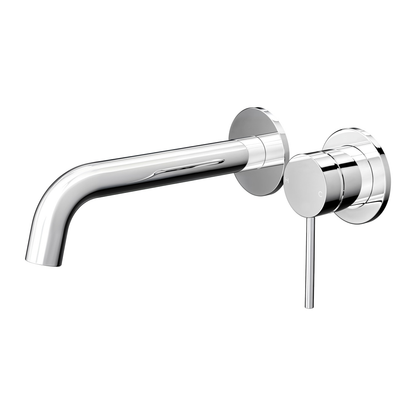 Aspire Air Wall Basin/Bath Mixer Separate Plates Chrome