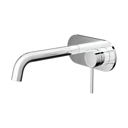 Aspire Air Wall Mixer With Spout And Plate Chrome