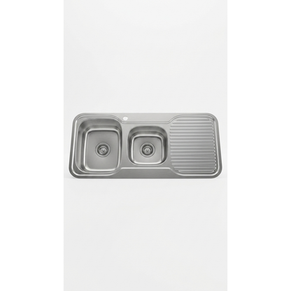 Aspire La Rosa 1 3/4 Bowl 1080X480 S/Steel Sink  1 Tap Hole Right Hand B