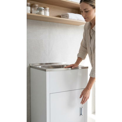 Aspire La Rosa 45 Lt Metal Cabinet And Tub C/W Bypass S/Steel