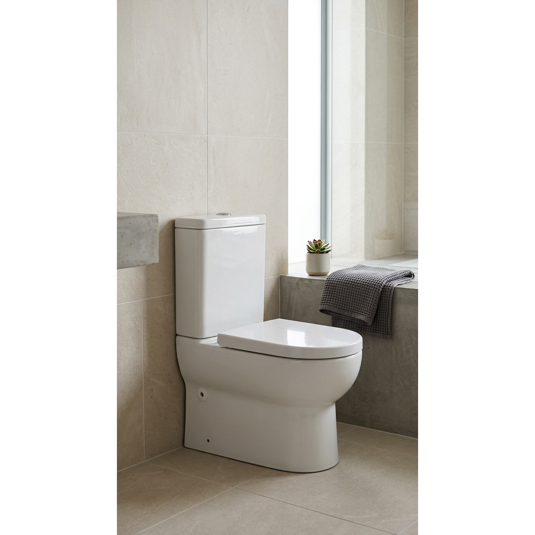 Aspire Matisse III Back to Wall Toilet Suite with Soft Close Seat
