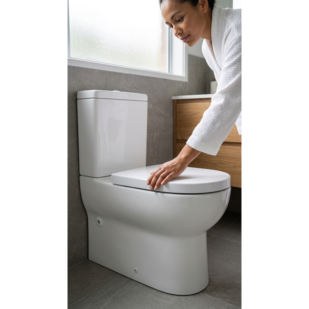 Aspire Matisse III Back to Wall Toilet Suite with Soft Close Seat