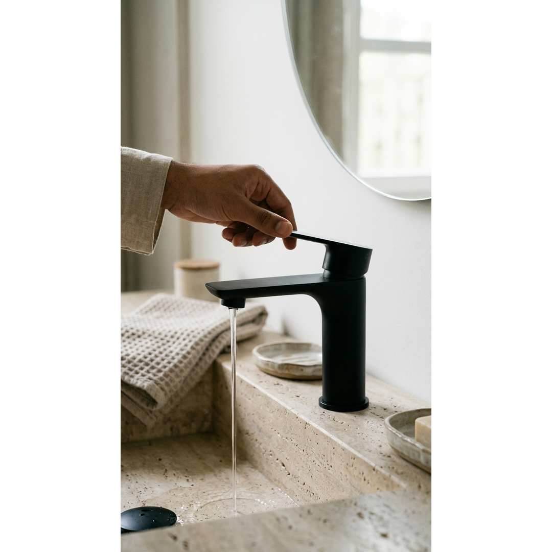 Aspire Midnight Basin Mixer Matte Black