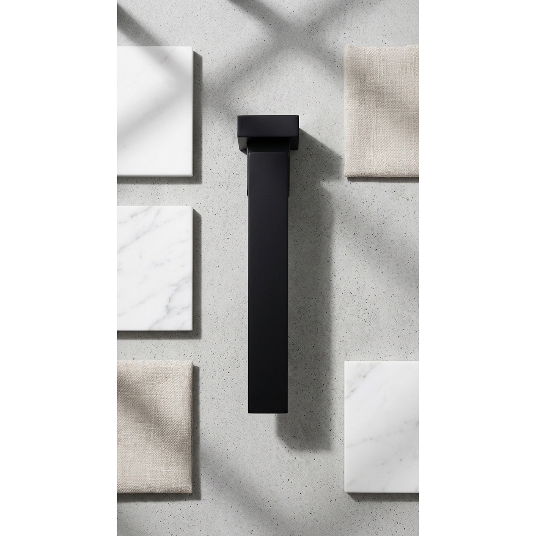 Aspire Midnight Bath Outlet Swivel Matte Black