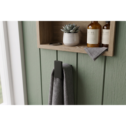 Aspire Midnight Robe Hook Matte Black