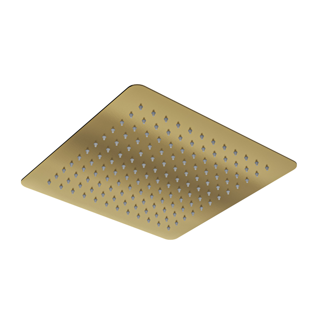 Aspire Nuovo 300Mm Shower Head Brushed Brass