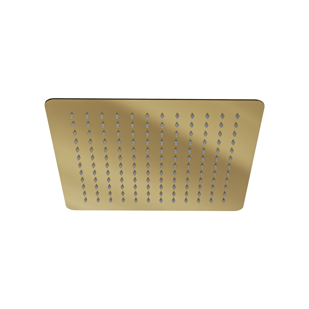 Aspire Nuovo 300Mm Shower Head Brushed Brass