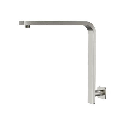 Aspire Nuovo 400Mm Upswept Shower Arm Brushed Nickel