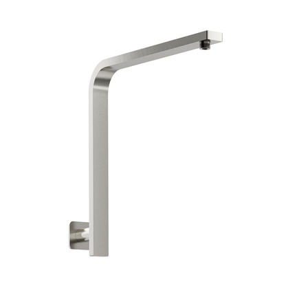 Aspire Nuovo 400Mm Upswept Shower Arm Brushed Nickel