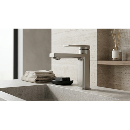 Aspire Nuovo Basin Mixer Brushed Nickel