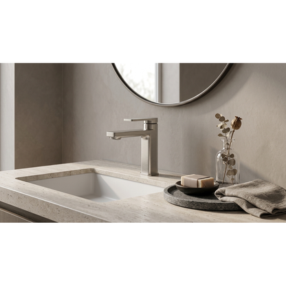Aspire Nuovo Basin Mixer Brushed Nickel