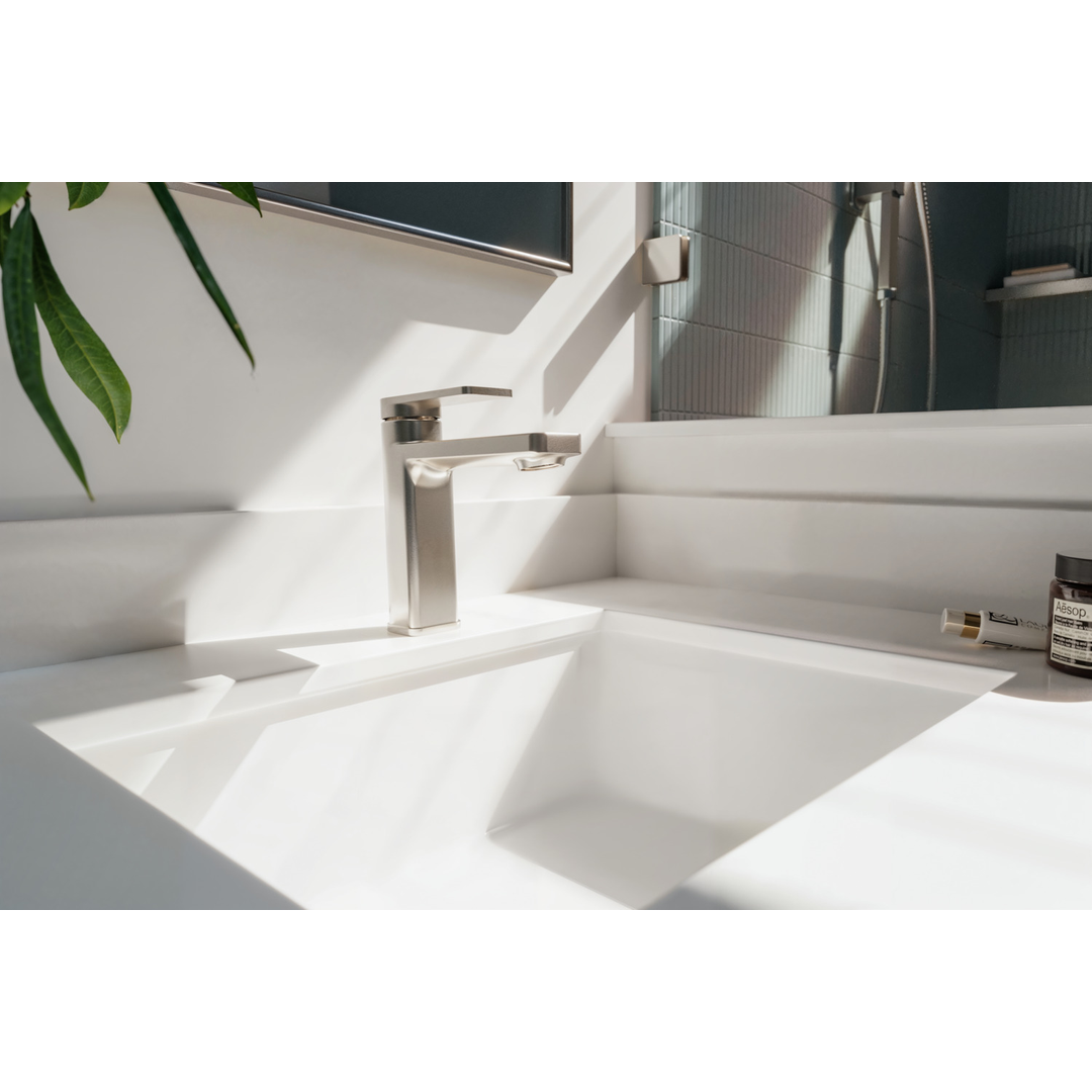 Aspire Nuovo Mid Basin Mixer Brushed Nickel