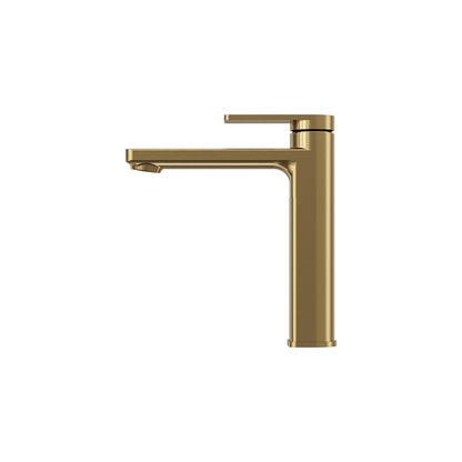 Aspire Nuovo Mid Basin Mixer Brushed Brass