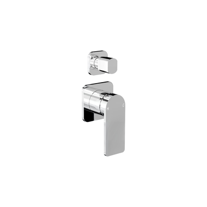 Aspire Nuovo Shower/Bath Mixer Diverter (Separate Plate) Chrome