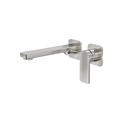 Aspire Nuovo Wall Basin/Bath Mixer (Separate Plate) Chrome